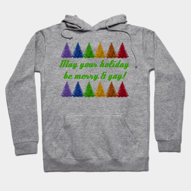 Gay Holiday Hoodie by candhdesigns